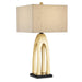 Currey and Company - 6000-0851 - One Light Table Lamp - Archway - Contemporary Gold Leaf/Black