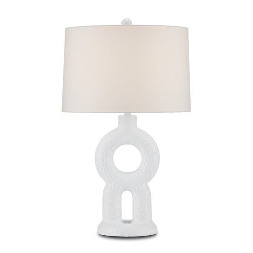 Currey and Company - 6000-0857 - One Light Table Lamp - Ciambella - White