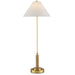 Currey and Company - 6000-0874 - One Light Table Lamp - Ippolito - Antique Brass/Natural