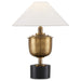 Currey and Company - 6000-0877 - One Light Table Lamp - Bective - Antique Brass/Black