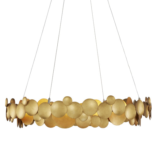 Currey and Company - 9000-0972 - One Light Chandelier - Lavengro - Contemporary Gold Leaf