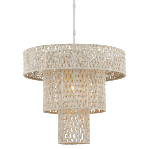 Currey and Company - 9000-1076 - One Light Chandelier - Counterculture - Natural/White