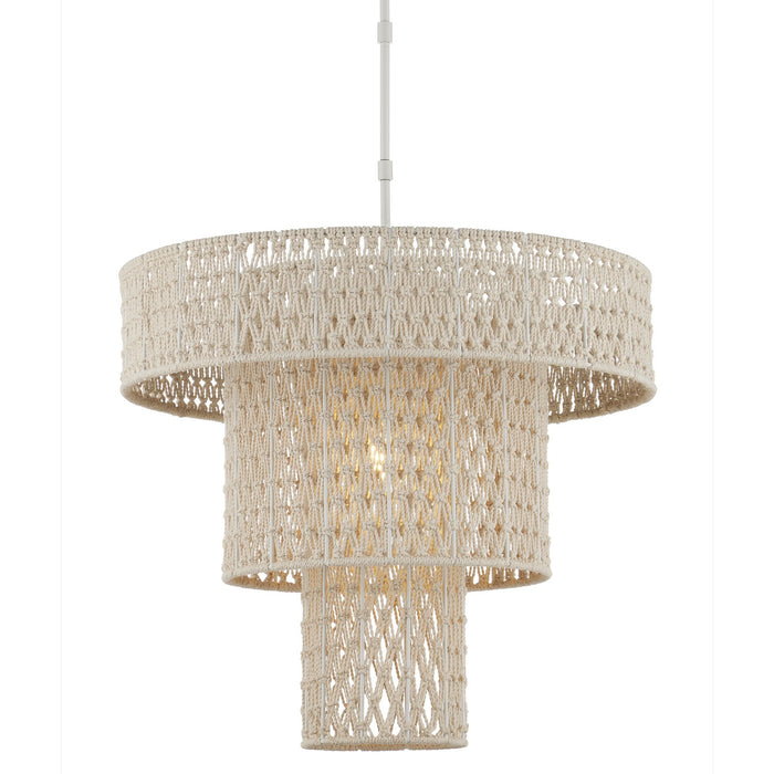 Currey and Company - 9000-1076 - One Light Chandelier - Counterculture - Natural/White