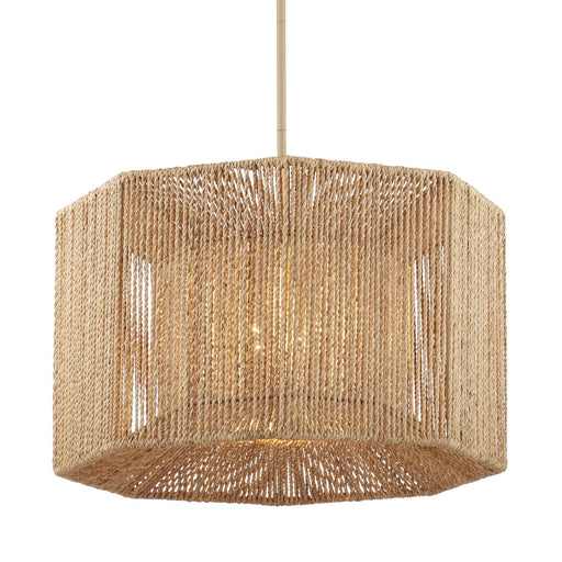 Currey and Company - 9000-1101 - Four Light Chandelier - Mereworth - Beige/Natural