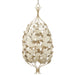 Currey and Company - 9000-1118 - Five Light Chandelier - Maidenhair - Antique Pearl
