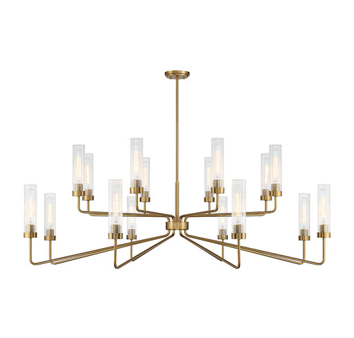 Savoy House - 1-8862-16-322 - 16 Light Chandelier - Baker - Warm Brass