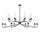 Savoy House - 1-8862-16-89 - 16 Light Chandelier - Baker - Matte Black