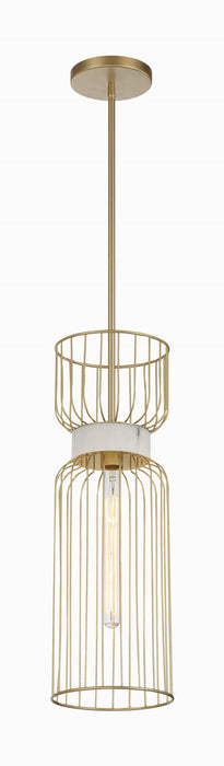 Minka-Lavery - 3392-754 - One Light Mini Pendant - Park Slope - Nouveau Gold