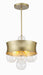 Minka-Lavery - 5195-697 - Three Light Convertible Pendant - Verdi Square - Soft Gold
