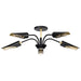 Nuvo Lighting - 60-7295 - Five Light Chandelier - Marc - Matte Black