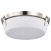 Nuvo Lighting - 60-7760 - Three Light Flush Mount - Rowen - Brushed Nickel