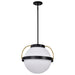 Nuvo Lighting - 60-7774 - One Light Pendant - Lakeshore - Matte Black