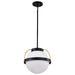 Nuvo Lighting - 60-7775 - One Light Pendant - Lakeshore - Matte Black