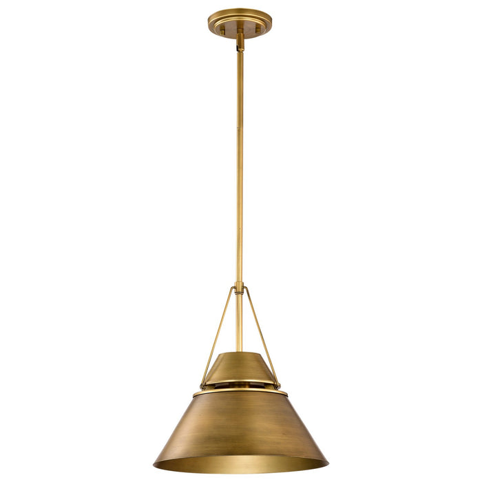 Nuvo Lighting - 60-7776 - One Light Pendant - Adina - Natural Brass