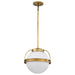 Nuvo Lighting - 60-7784 - One Light Pendant - Lakeshore - Natural Brass
