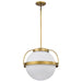 Nuvo Lighting - 60-7785 - One Light Pendant - Lakeshore - Natural Brass