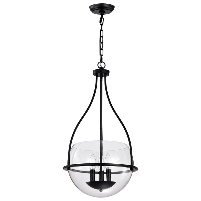 Nuvo Lighting - 60-7820 - Three Light Pendant - Amado - Matte Black