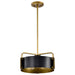 Nuvo Lighting - 60-7842 - Three Light Pendant - Altos - Matte Black