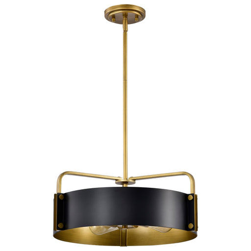 Nuvo Lighting - 60-7843 - Four Light Pendant - Altos - Matte Black