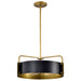 Nuvo Lighting - 60-7843 - Four Light Pendant - Altos - Matte Black
