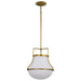 Nuvo Lighting - 60-7863 - One Light Pendant - Valdora - Natural Brass