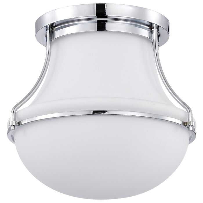Nuvo Lighting - 60-7871 - One Light Flush Mount - Valdora - Polished Nickel