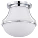 Nuvo Lighting - 60-7871 - One Light Flush Mount - Valdora - Polished Nickel