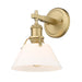 Golden - 3306-BA1 BCB-OP - One Light Bath Vanity - Orwell BCB - Brushed Champagne Bronze