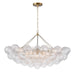 Terracotta Designs - H23101L-10 - Ten Light Chandelier - Seraphina - Burnished Brass