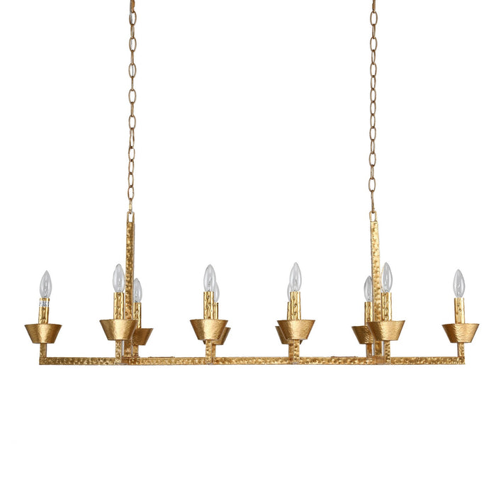 Terracotta Designs - H23109-10G - Ten Light Chandelier - Eden - Gold
