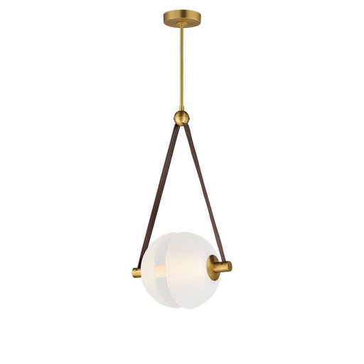 ET2 - E24088-90NAB - LED Pendant - Dispatch - Natural Aged Brass