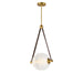 ET2 - E24088-90NAB - LED Pendant - Dispatch - Natural Aged Brass