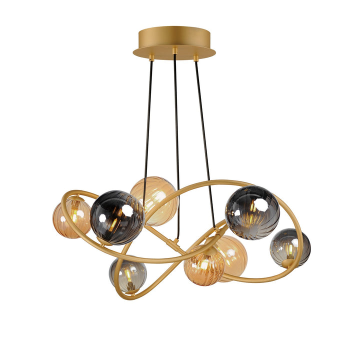 ET2 - E24188-148GLD - LED Chandelier - Planetary - Gold