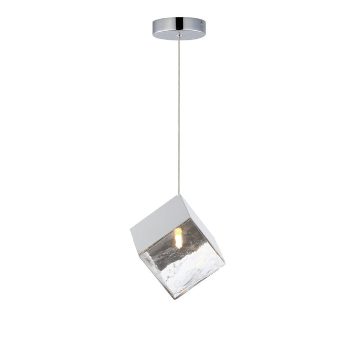 ET2 - E24681-28PC - LED Pendant - Ice Cube - Polished Chrome