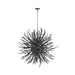 Arteriors - DLS01 - Eight Light Chandelier - Finch - Dark Gray Wash