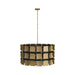 Arteriors - DMI01 - Six Light Chandelier - Wells - Antique Brass