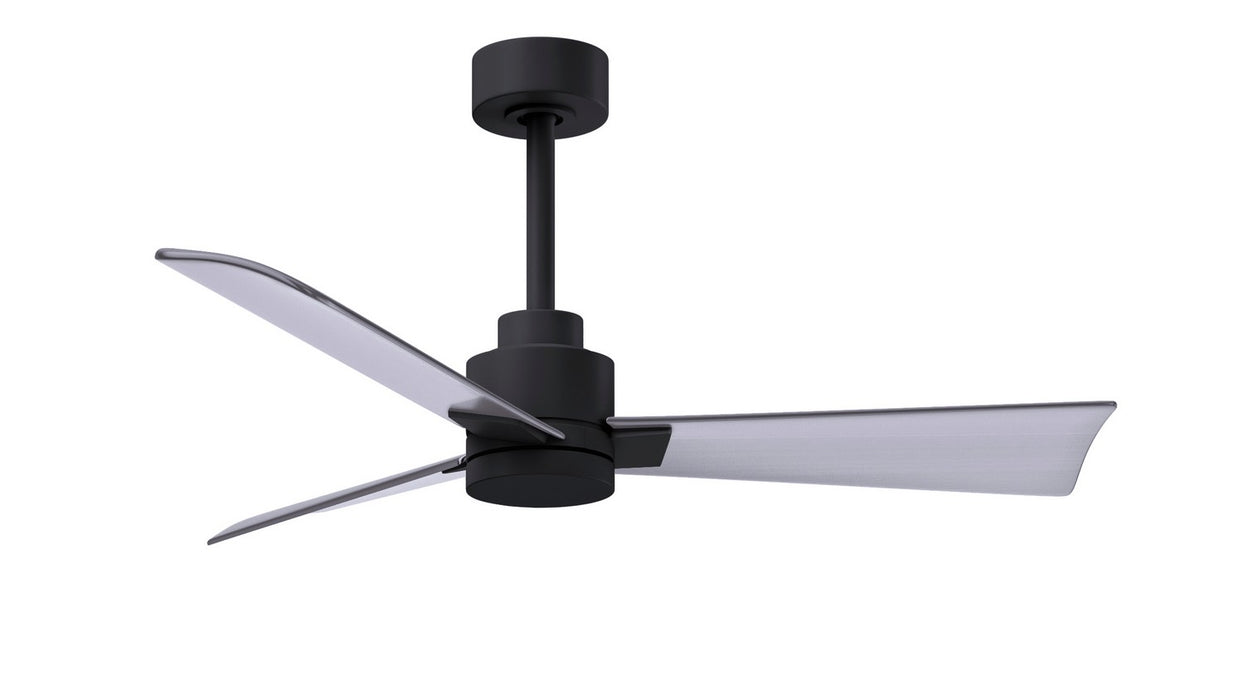 Matthews Fan Company - AK-BK-BN-42 - 42"Ceiling Fan - Alessandra - Matte Black