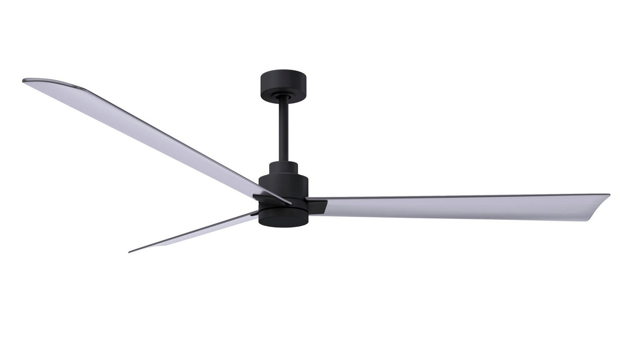 Matthews Fan Company - AK-BK-BN-72 - 72"Ceiling Fan - Alessandra - Matte Black