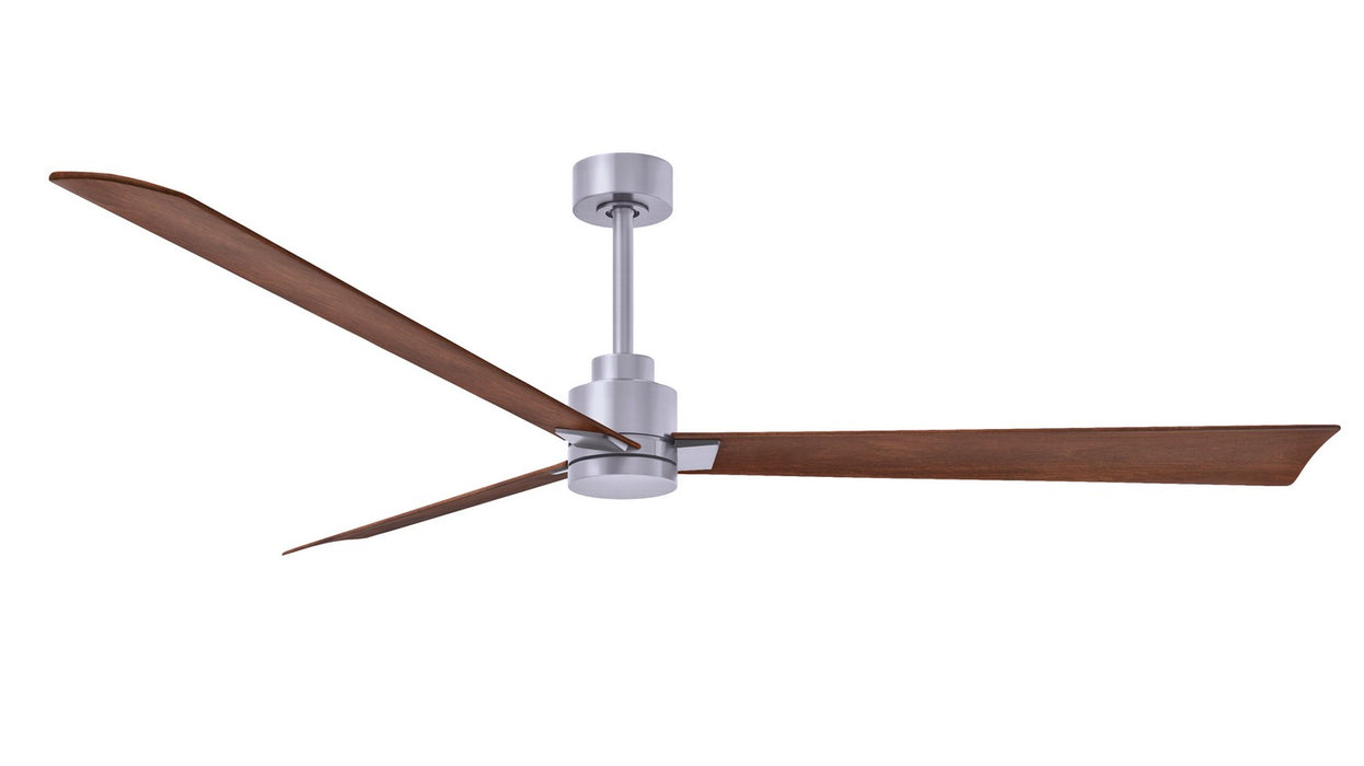 Matthews Fan Company - AK-BN-WN-72 - 72"Ceiling Fan - Alessandra - Brushed Nickel