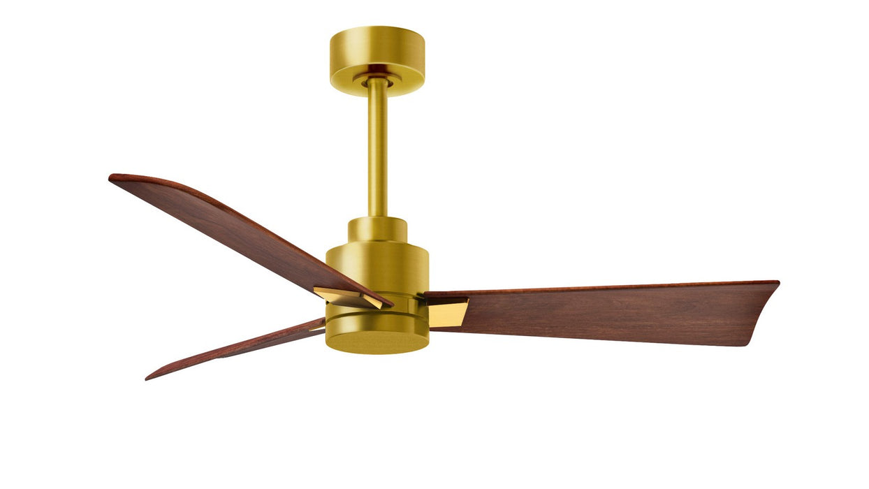 Matthews Fan Company - AK-BRBR-WN-42 - 42"Ceiling Fan - Alessandra - Brushed Brass