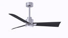 Matthews Fan Company - AKLK-BN-BK-42 - 42"Ceiling Fan - Alessandra - Brushed Nickel