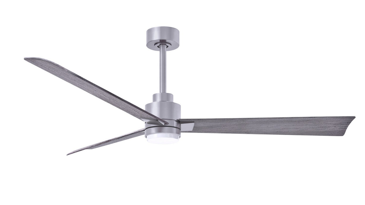 Matthews Fan Company - AKLK-BN-BW-56 - 56"Ceiling Fan - Alessandra - Brushed Nickel