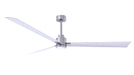 Matthews Fan Company - AKLK-BN-MWH-72 - 72"Ceiling Fan - Alessandra - Brushed Nickel