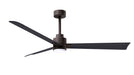 Matthews Fan Company - AKLK-TB-BK-56 - 56"Ceiling Fan - Alessandra - Textured Bronze