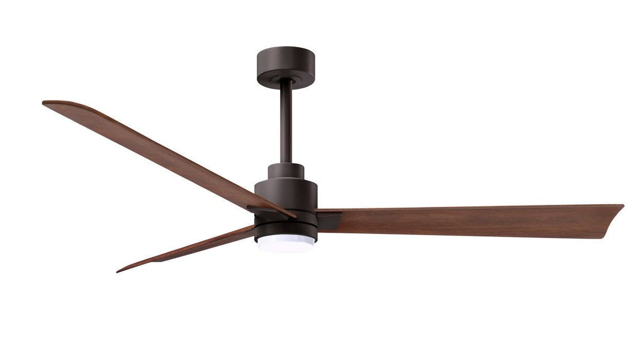 Matthews Fan Company - AKLK-TB-WN-56 - 56"Ceiling Fan - Alessandra - Textured Bronze