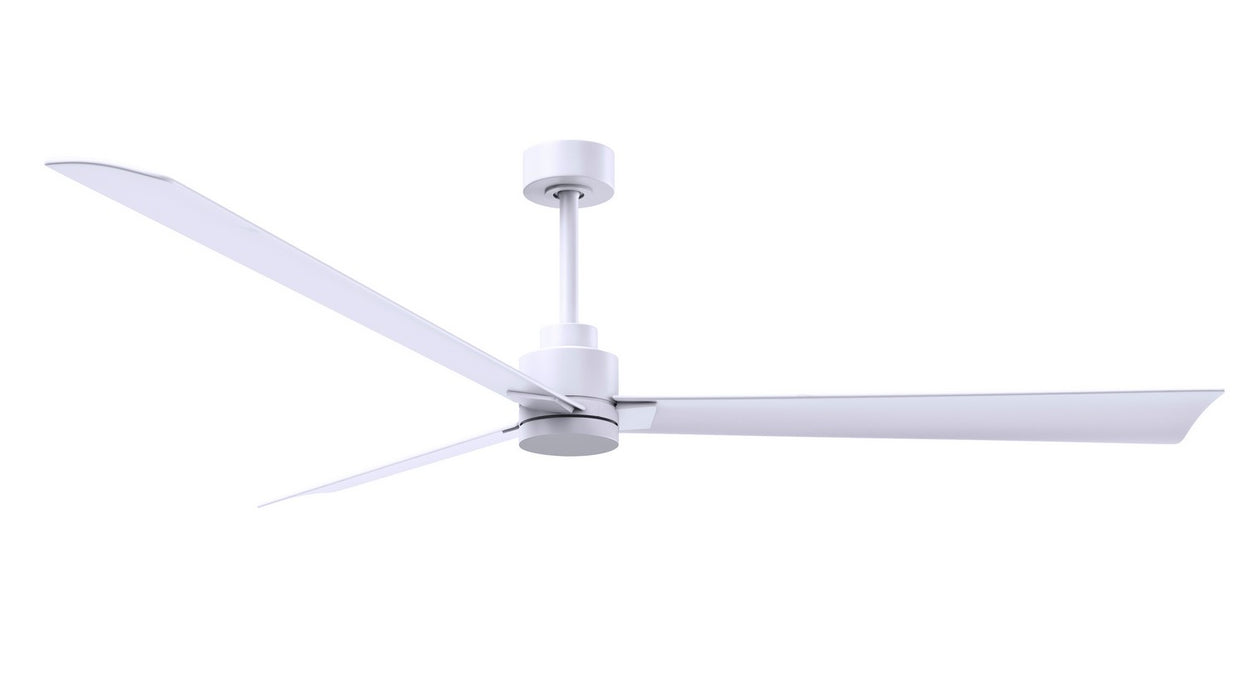 Matthews Fan Company - AK-MWH-MWH-72 - 72"Ceiling Fan - Alessandra - Matte White