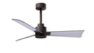 Matthews Fan Company - AK-TB-BN-42 - 42"Ceiling Fan - Alessandra - Textured Bronze