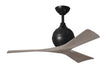 Matthews Fan Company - IR3-BK-GA-42 - 42"Ceiling Fan - Irene - Matte Black