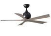 Matthews Fan Company - IR5-BK-GA-52 - 52"Ceiling Fan - Irene - Matte Black