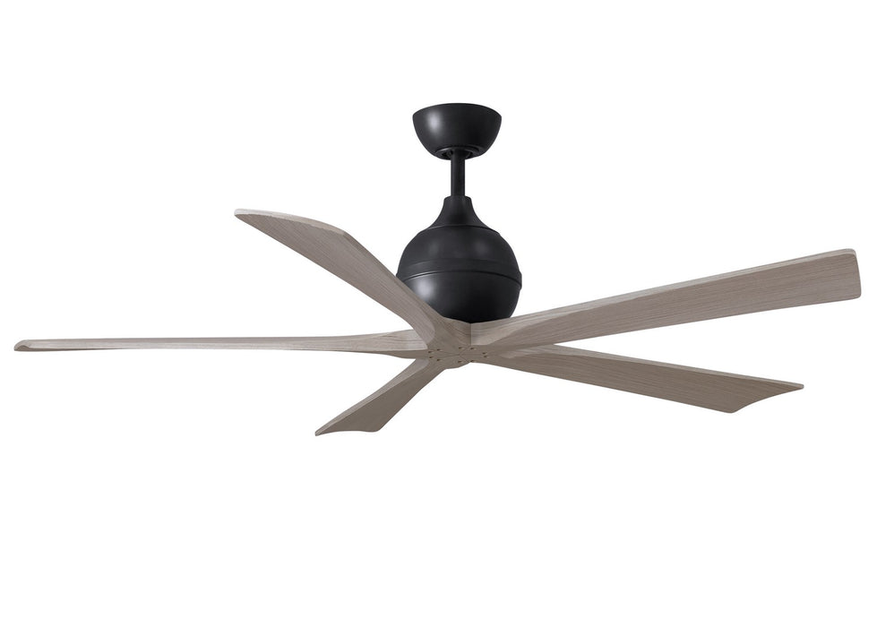 Matthews Fan Company - IR5-BK-GA-60 - 60"Ceiling Fan - Irene - Matte Black